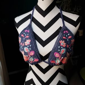 Xhilaration bikini crochet  top.